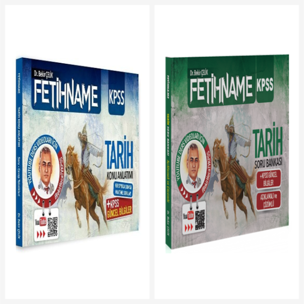 KPSS FETİHNAME Tarih Konu Anlatımlı Soru Bankası Seti Bekir Çelik Yayınları KPSS FETİHNAME Tarih Konu Anlatımlı Soru Bankası Seti Bekir Çelik Yayınları