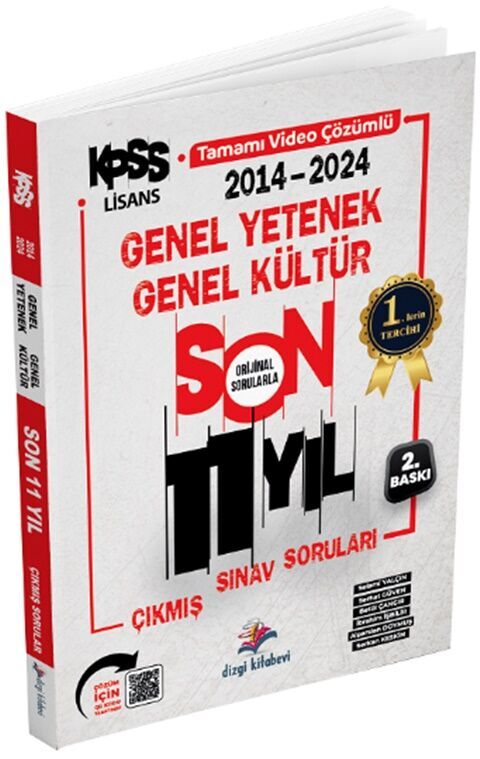 KPSS Genel Yetenek Genel Kültür Son 10 Yıl Çıkmış Sorular Dizgi Kitap Yayınları