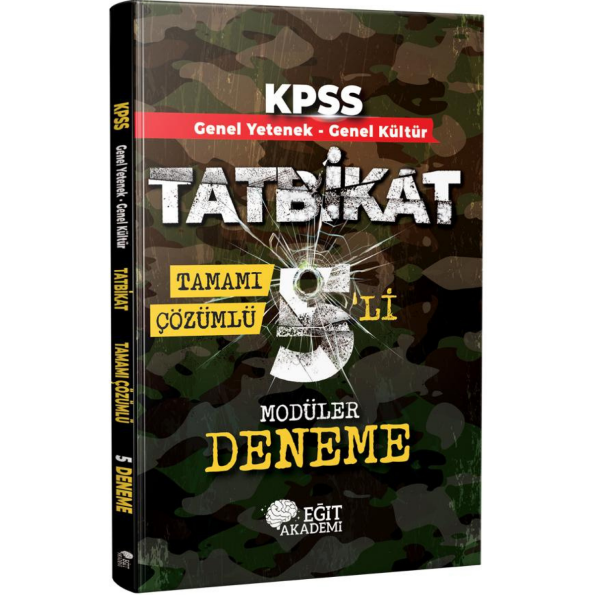KPSS Genel Yetenek Genel Kültür Tatbikat Tamamı Çözümlü 5 li Modüler Deneme Mehmet Eğit Yayınları