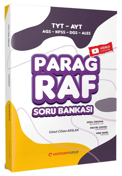 KPSS MEB-AGS DGS ALES TYT AYT Paragraf Soru Bankası - Umut Cihan Arslan Uzman Kariyer Yayınları