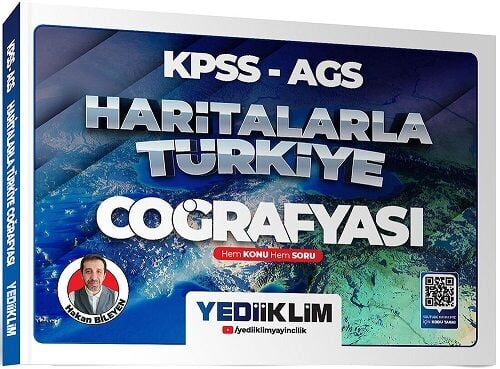 KPSS MEB-AGS Haritalarla Türkiye Coğrafyası Hem Konu Hem Soru - Hakan Bileyen Yediiklim Yayınları KPSS MEB-AGS Haritalarla Türkiye Coğrafyası Hem Konu Hem Soru - Hakan Bileyen Yediiklim Yayınları