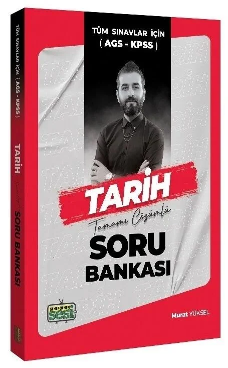 KPSS MEB-AGS Tarih Soru Bankası Çözümlü - Murat Yüksel Sınıfçının Sesi TV