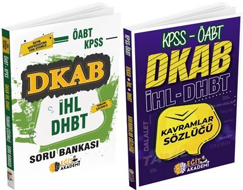 KPSS ÖABT DKAB İHL DHBT Soru Bankası ve Kavramlar Sözlüğü Mehmet Eğit Yayınları