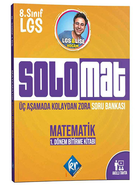 8. Sınıf LGS Solomat Matematik 1. Dönem Soru Bankası KR Akademi