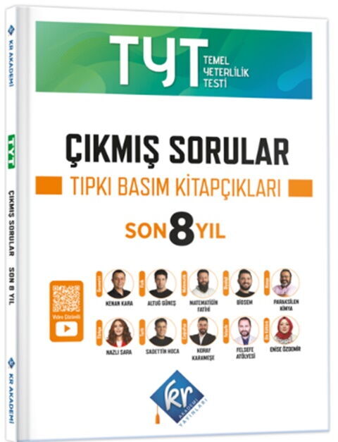 TYT Çıkmış Sorular Son 8 Yıl Tıpkı Basım Fasikülleri KR Akademi