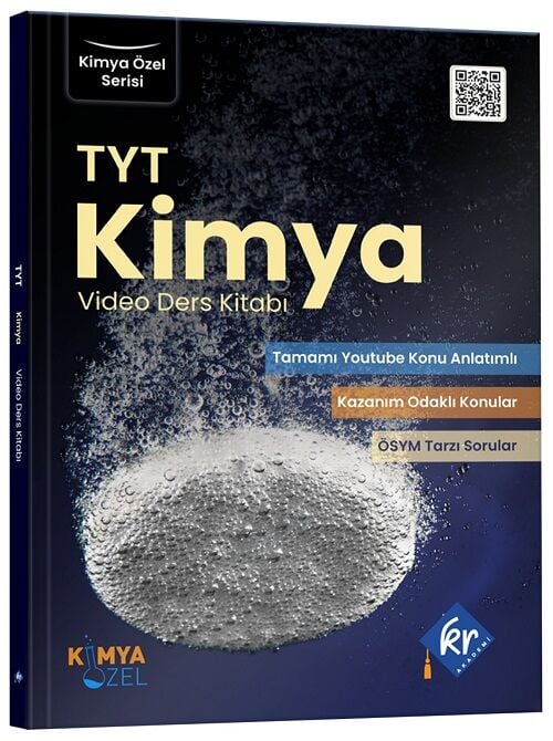 KR Akademi YKS TYT Kimya Video Ders Kitabı Kimya Özel Serisi - Oktay Duran KR Akademi Yayınları KR Akademi YKS TYT Kimya Video Ders Kitabı Kimya Özel Serisi - Oktay Duran KR Akademi Yayınları