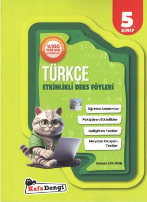 Kafa Dengi 5. Sınıf Türkçe Etkinlikli Ders Föyleri Kafa Dengi Yayınları