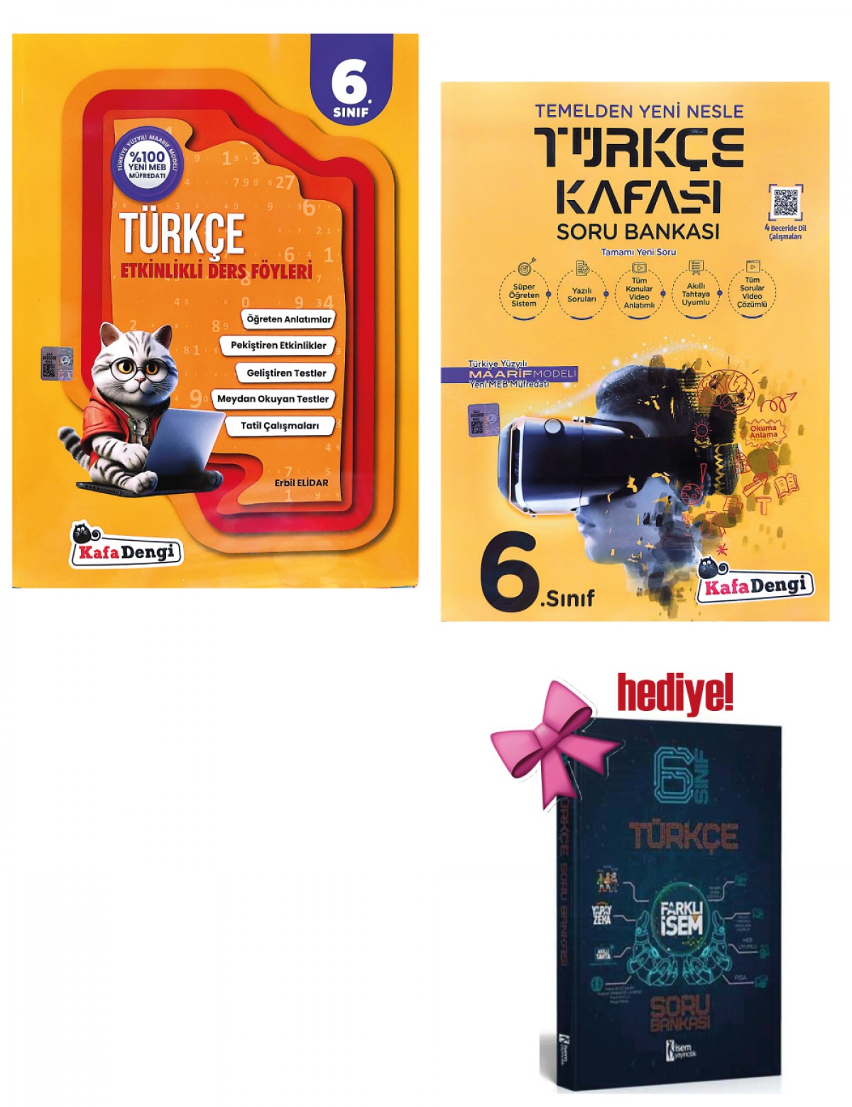 Kafadengi 6. Sınıf Türkçe Ders Föyleri ve Soru Bankası Seti + Türkçe Soru Hediyeli Kafadengi 6. Sınıf Türkçe Ders Föyleri ve Soru Bankası Seti + Türkçe Soru Hediyeli