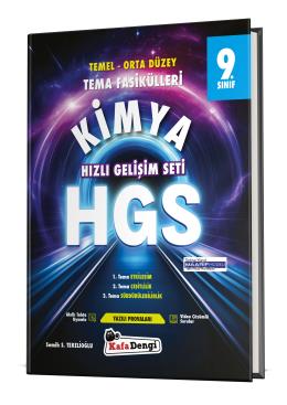 Kafadengi 9. Sınıf Kimya HGS Tema Fasikülleri Kafadengi Yayınları