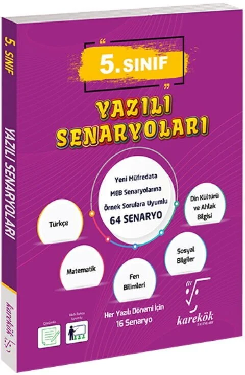Karekök 5. Sınıf Tüm Dersler Yazılı Senaryoları Karekök Yayınları Karekök 5. Sınıf Tüm Dersler Yazılı Senaryoları Karekök Yayınları