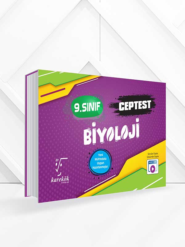 Karekök 9. Sınıf Biyoloji Cep Test Karekök Yayınları Karekök 9. Sınıf Biyoloji Cep Test Karekök Yayınları