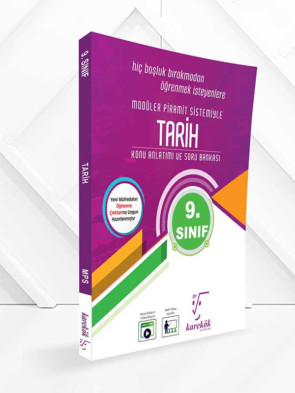 Karekök 9. Sınıf Tarih MPS Modüler Piramit Sistemiyle Karekök Yayınları
