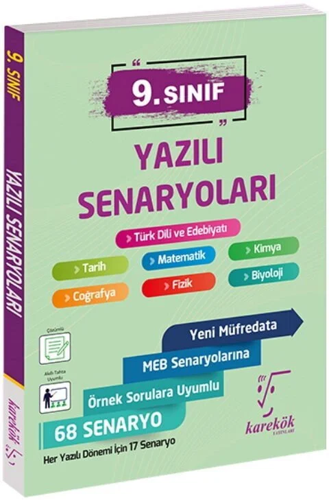 Karekök 9. Sınıf Tüm Dersler Yazılı Senaryoları Karekök Yayınları Karekök 9. Sınıf Tüm Dersler Yazılı Senaryoları Karekök Yayınları