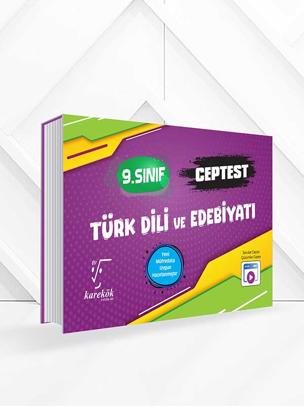 Karekök 9. Sınıf Türk Dili ve Edebiyatı Cep Test Karekök Yayınları
