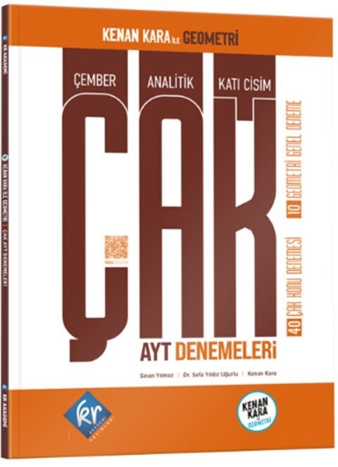 Kenan Kara İle Geometri ÇAK AYT Denemeleri KR Akademi Yayınları Kenan Kara İle Geometri ÇAK AYT Denemeleri KR Akademi Yayınları