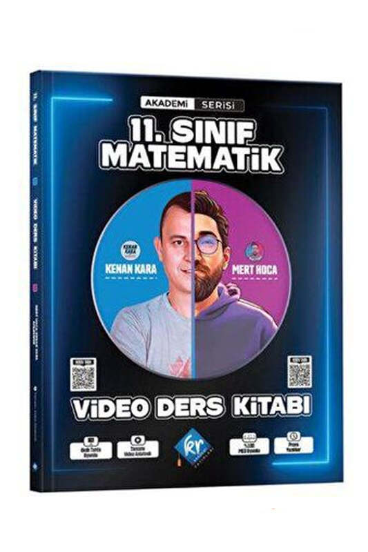 Kenan Kara & Mert Hoca 11.Sınıf Matematik Video Ders Kitabı Akademi Serisi KR Akademi Yayınları