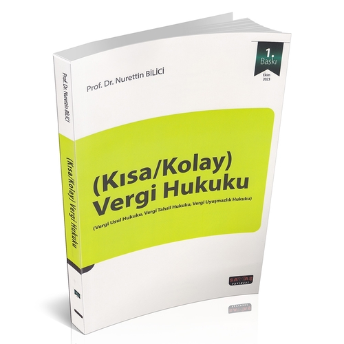 Kısa Kolay Vergi Hukuku Savaş Yayınevi