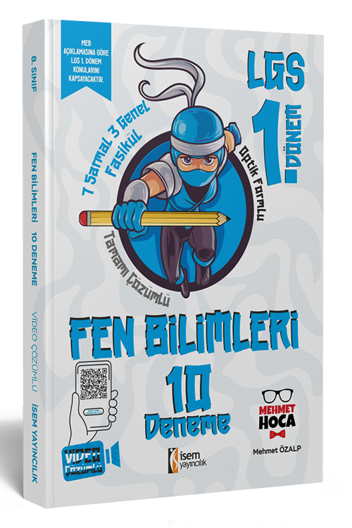 LGS 1. Dönem Fen Bilimleri 10 Branş Deneme İsem Yayıncılık