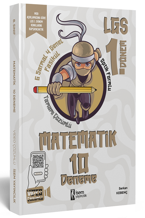 LGS 1. Dönem Matematik 10 Branş Deneme İsem Yayıncılık