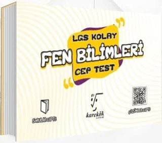 LGS Fen Bilimleri Kolay Cep Test Karekök Yayınları