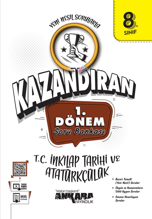 LGS Kazandıran 8.Sınıf 1.Dönem T.C İnkılap Tarihi Ve Atatürkçülük Soru Bankası