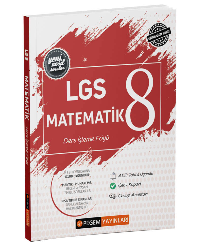 LGS Matematik Ders İşleme Föyü Pegem Akademi Yayınları