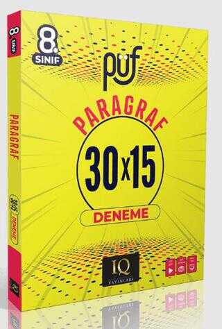 LGS PÜF Paragraf 30x15 Deneme IQ Yayınları LGS PÜF Paragraf 30x15 Deneme IQ Yayınları