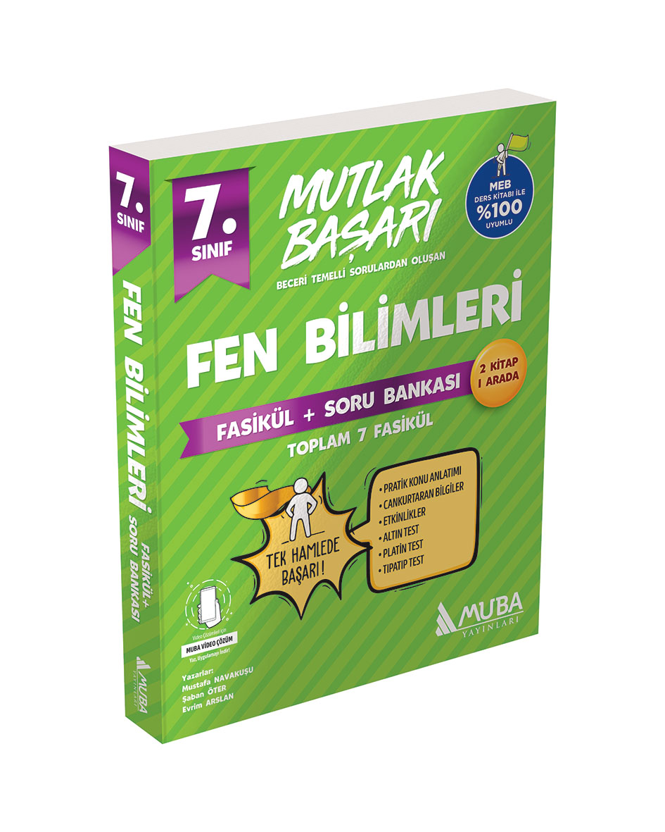 MB 7.Sınıf Fen Bilimleri Fasikül + Soru Bankası Muba Yayınları
