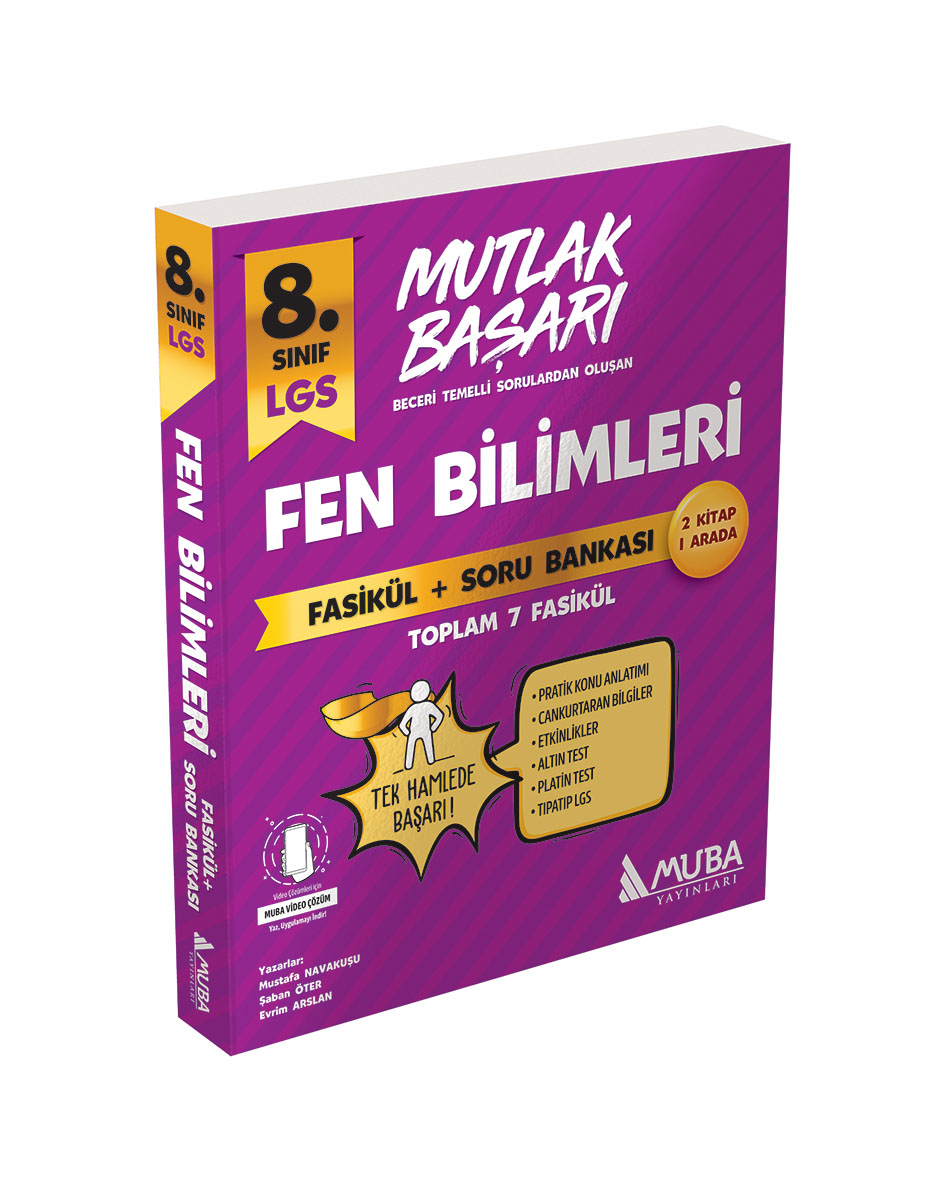 MB 8.Sınıf Fen Bilimleri Fasikül + Soru Bankası Muba Yayınları