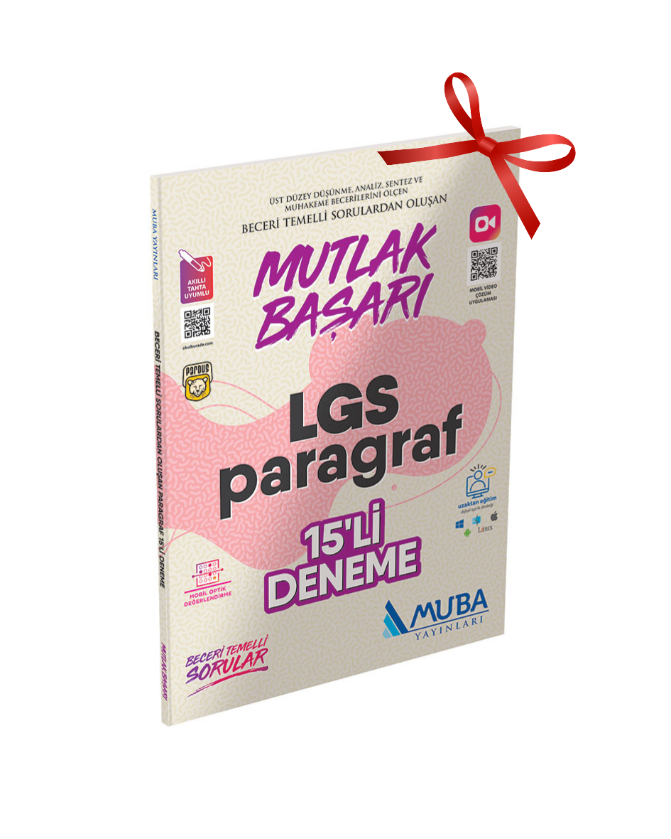 MB 8.Sınıf Paragraf 15li Deneme Muba Yayınları MB 8.Sınıf Paragraf 15li Deneme Muba Yayınları