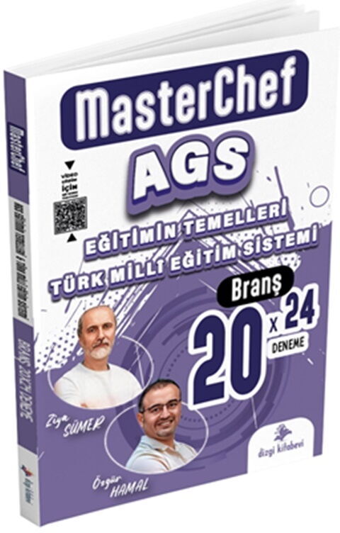 MEB-AGS Eğitimin Temelleri, Türk Milli Eğitim Sistemi MasterChef 20x24 Deneme Çözümlü - Ziya Sümer, Özgür Hamal ​Dizgi Kitap