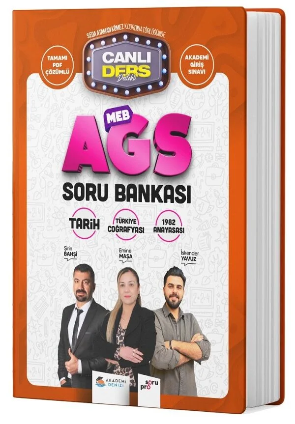MEB-AGS Tarih Coğrafya Anayasa Soru Bankası Çözümlü Akademi Denizi MEB-AGS Tarih Coğrafya Anayasa Soru Bankası Çözümlü Akademi Denizi