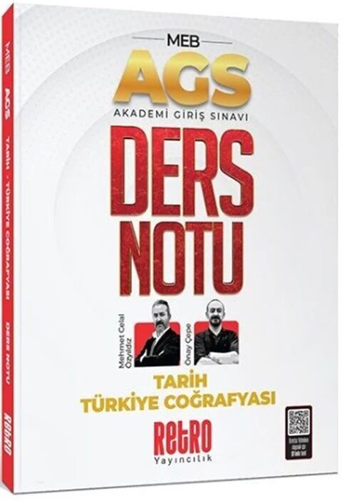 MEB AGS Tarih Türkiye Coğrafyası Ders Notu Retro Yayıncılık