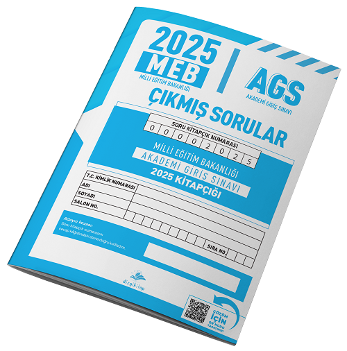 MEB-AGS Tüm Dersler 2025 Sınavı Çıkmış Sorular Çözümlü Dizgi Kitap