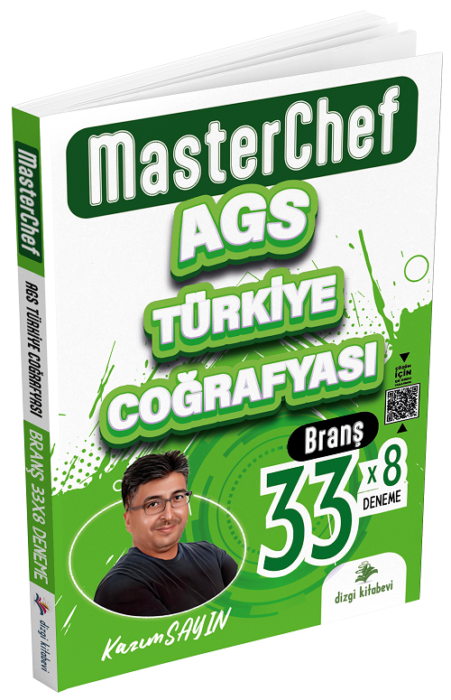 MEB-AGS Türkiye Coğrafyası MasterChef 33x8 Çözümlü Deneme - Kazım Sayın Dizgi Kitap MEB-AGS Türkiye Coğrafyası MasterChef 33x8 Çözümlü Deneme - Kazım Sayın Dizgi Kitap