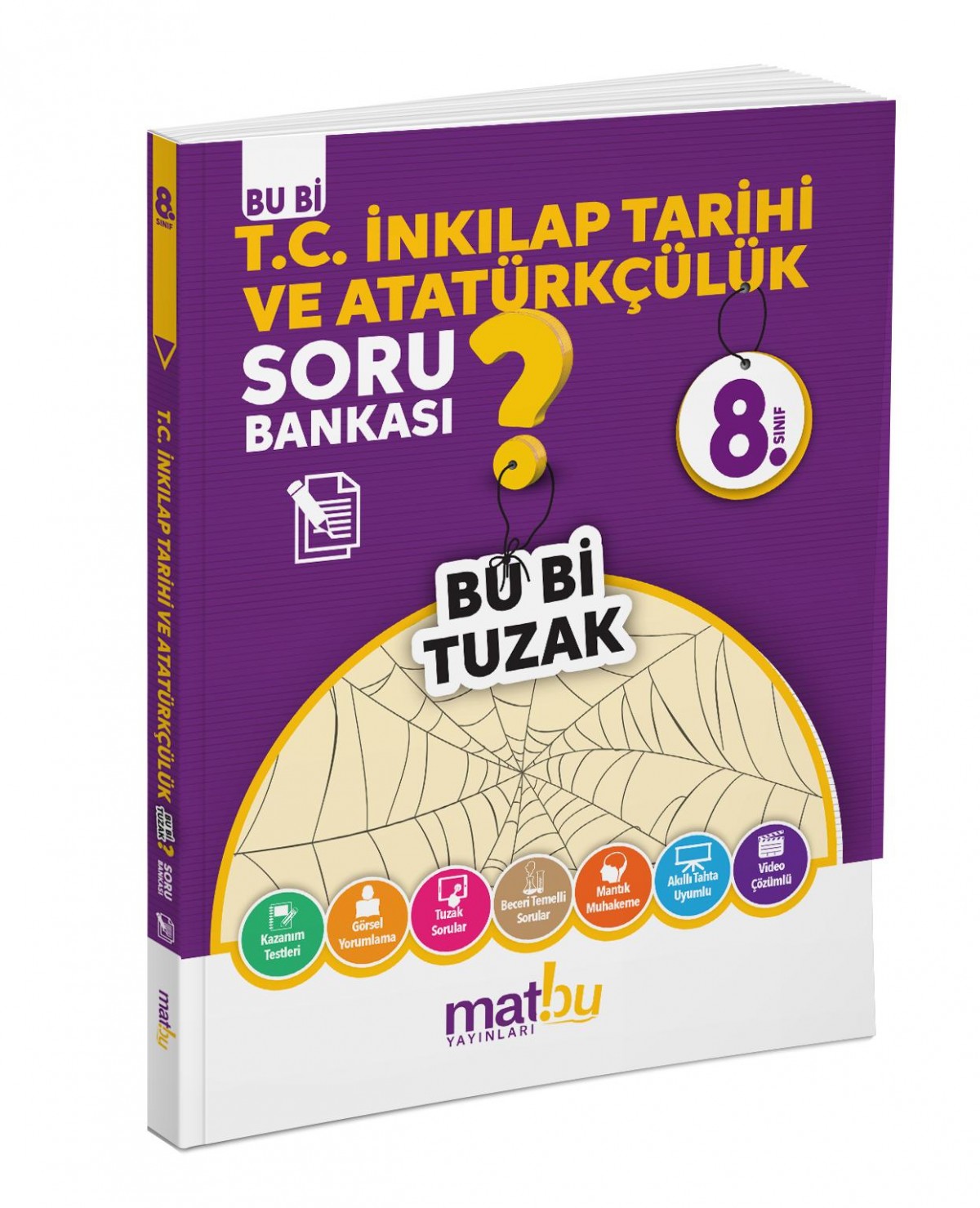Matbu 8. Sınıf LGS Sınıf T.C. İnkilap Tarihi Soru Bankası - Bu Bi Tuzak Matbu Yayınları
