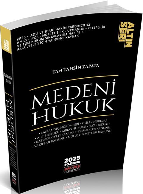 Medeni Hukuk Konu Anlatımı Savaş Yayınevi