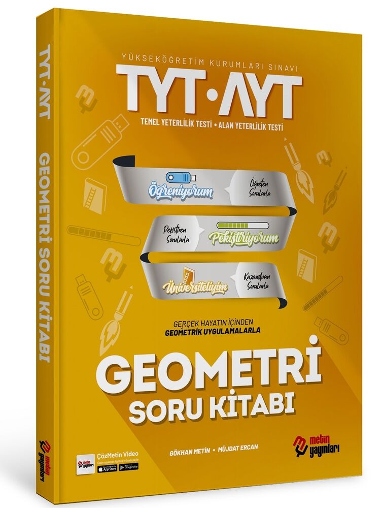 Metin TYT AYT Geometri Soru Kitabı Metin Yayınları