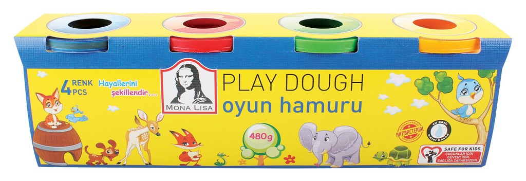 Mona Lisa Oyun Hamuru 4 Renk 460 Gram