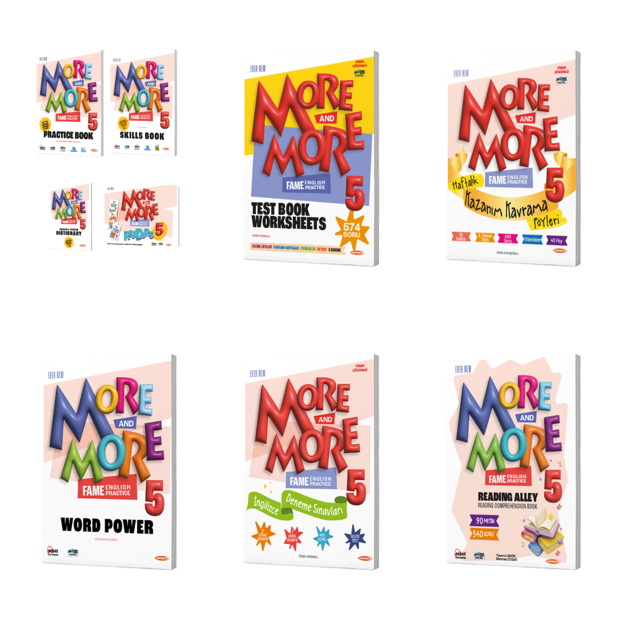 More And More Tüm Dersler 5. Sınıf Set Kurmay Yayınları More And More Tüm Dersler 5. Sınıf Set Kurmay Yayınları
