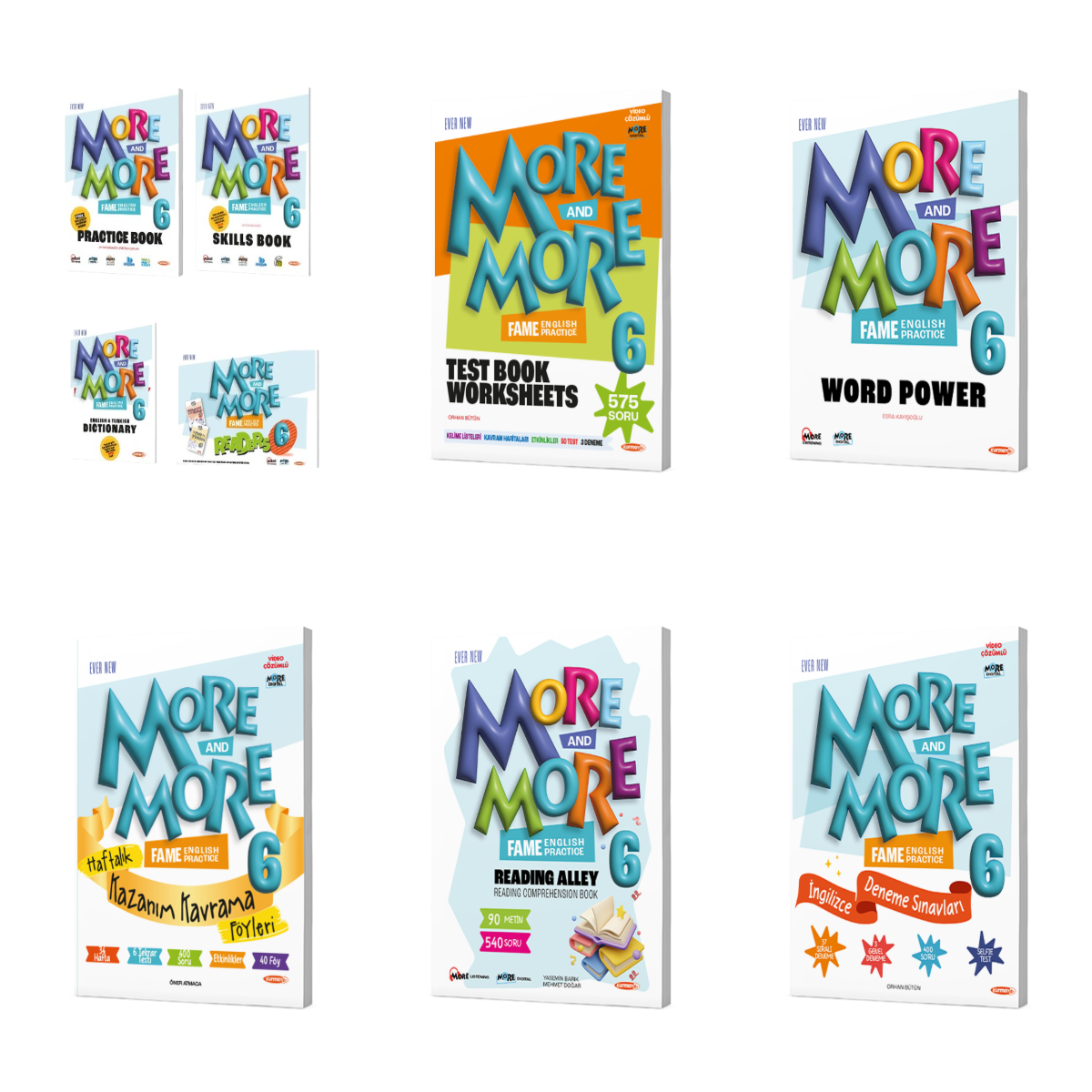More And More Tüm Dersler 6. Sınıf Set Kurmay Yayınları More And More Tüm Dersler 6. Sınıf Set Kurmay Yayınları