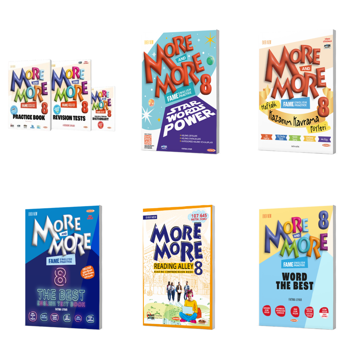 More And More Tüm Dersler 8. Sınıf Set Kurmay Yayınları More And More Tüm Dersler 8. Sınıf Set Kurmay Yayınları