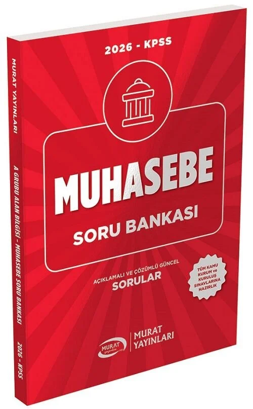Murat 2026 KPSS A Grubu Muhasebe Soru Bankası Çözümlü Murat Yayınları Murat 2026 KPSS A Grubu Muhasebe Soru Bankası Çözümlü Murat Yayınları