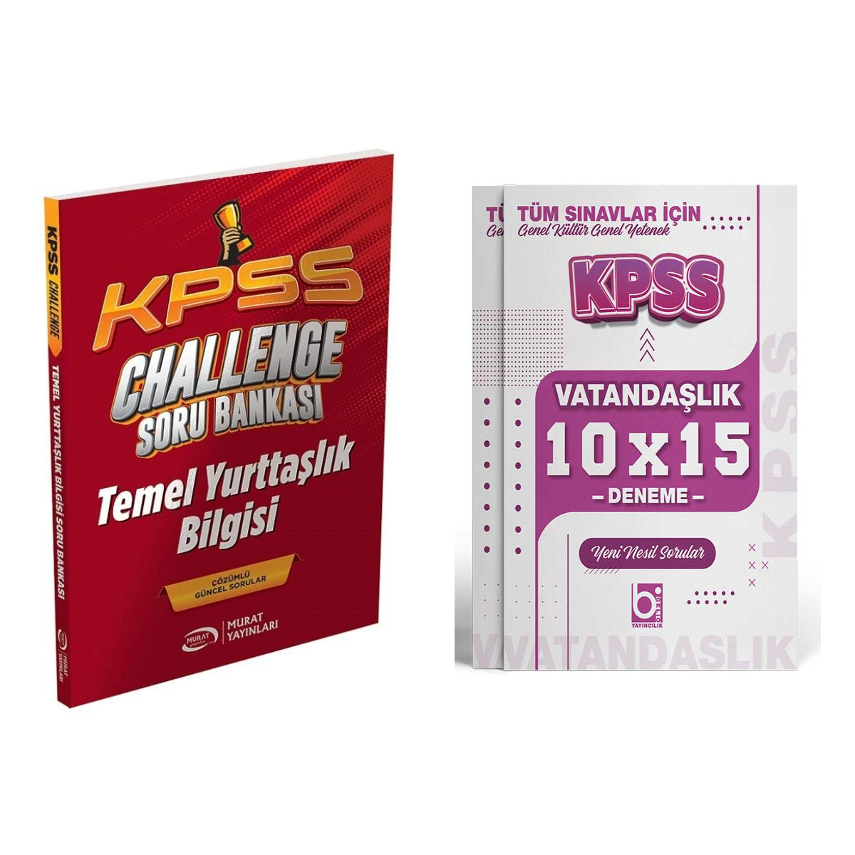 Murat KPSS Temel Yurttaşlık Bilgisi Vatandaşlık CHALLENGE Çözümlü Soru Bankası ve Deneme Seti Murat ve Bigelio Yayınları Murat KPSS Temel Yurttaşlık Bilgisi Vatandaşlık CHALLENGE Çözümlü Soru Bankası ve Deneme Seti Murat ve Bigelio Yayınları