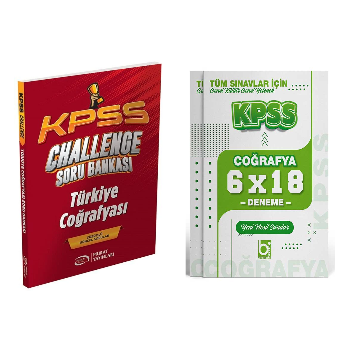 Murat KPSS Türkiye Coğrafyası CHALLENGE Çözümlü Soru Bankası ve Deneme Seti Murat ve Bigelio Yayınları Murat KPSS Türkiye Coğrafyası CHALLENGE Çözümlü Soru Bankası ve Deneme Seti Murat ve Bigelio Yayınları