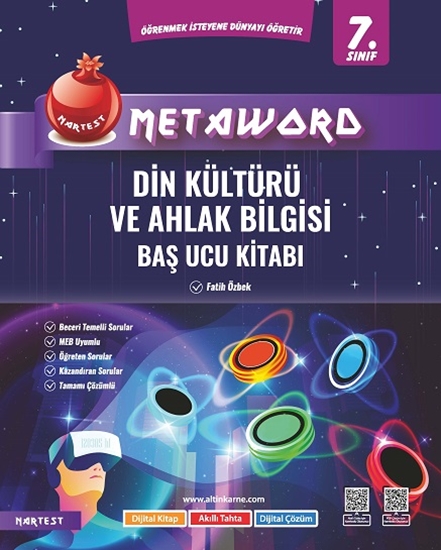 Nartest 7. Sınıf Metaword Din Kültürü Ve Ahlak Bilgisi Baş Ucu Kitabı Nartest Yayınları Nartest 7. Sınıf Metaword Din Kültürü Ve Ahlak Bilgisi Baş Ucu Kitabı Nartest Yayınları