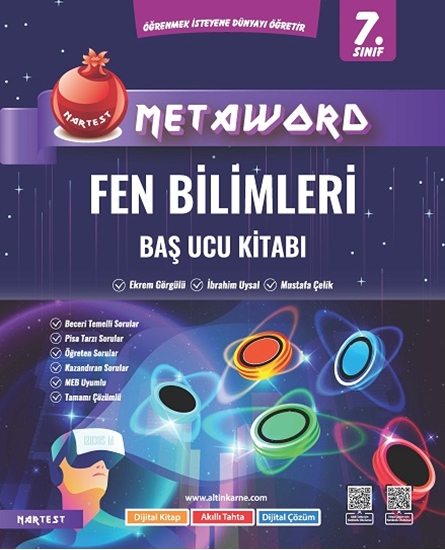 Nartest 7. Sınıf Metaword Fen Bilimleri Baş Ucu Kitabı Nartest Yayınları