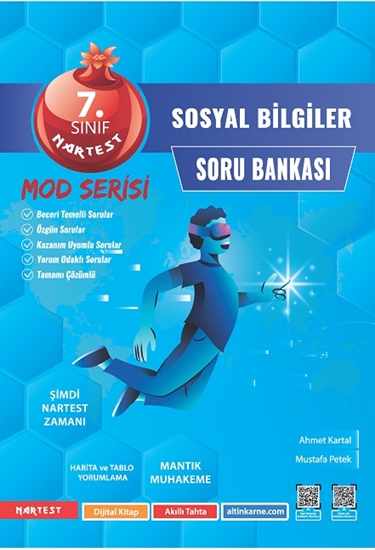Nartest 7. Sınıf Mod Sosyal Bilgiler Soru Bankası Nartest Yayınları