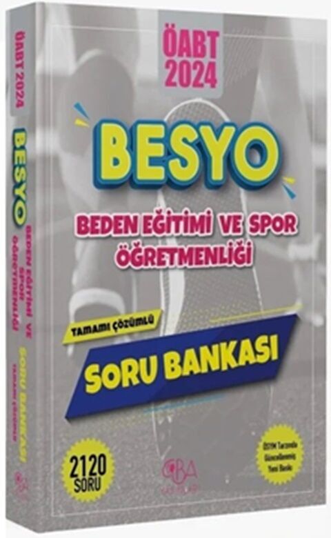 ÖABT Beden Eğitimi BESYO Soru Bankası CBA Yayınları