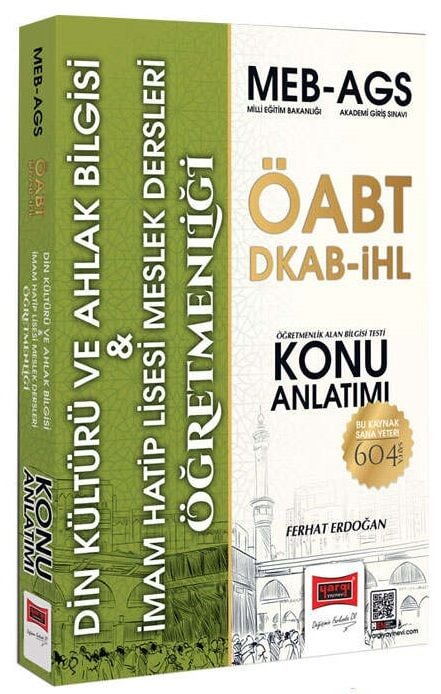 ÖABT MEB-AGS Din Kültürü ve Ahlak Bilgisi, İmam Hatip Lisesi Öğretmenliği Konu Anlatımı - Ferhat Erdoğan Yargı Yayınları